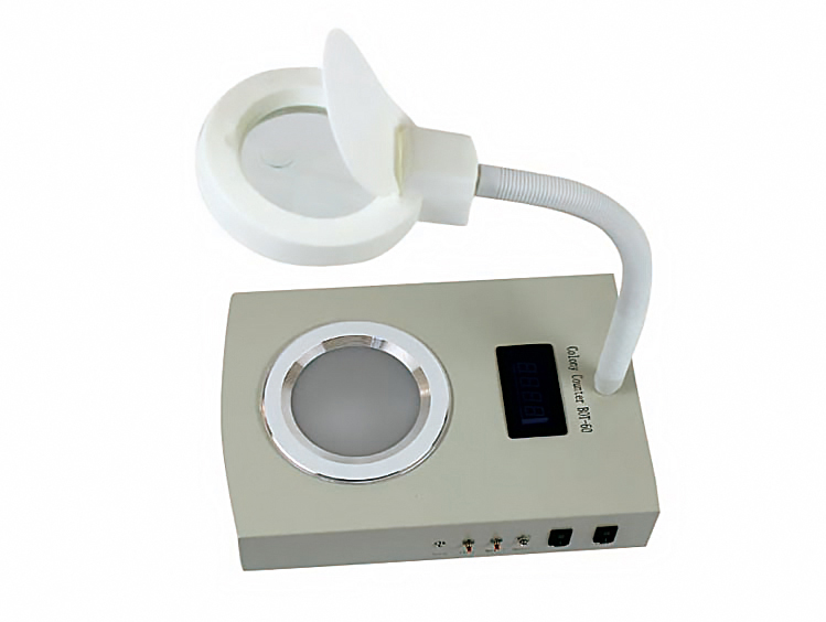 模具設(shè)計，自動，光學放大5X，10X，透射反射、同軸照明，計數(shù)范圍：1－999，電源：16W 培養(yǎng)皿尺寸：Φ110mm,Φ90mm ,Φ50mm.可增加數(shù)據(jù)接口,分析軟件，磨具設(shè)計，防止液體滲漏